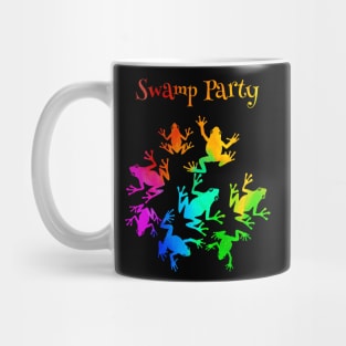 Swamp Party Frogs Mug